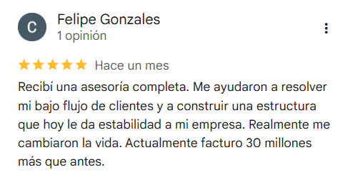 Resena de cliente 1